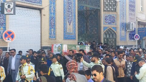 تشییع پیکر مطهر شهید محمدعلی پیواسته در زابل