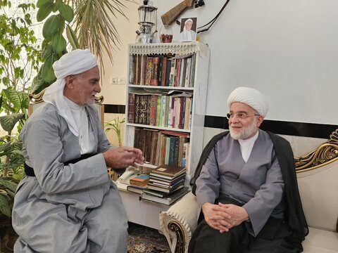 تصاویر/ دیدار نماینده ولی‌فقیه در کردستان با ماموستا دادگر و خانواده مرحوم ماموستا برهان مردوخی