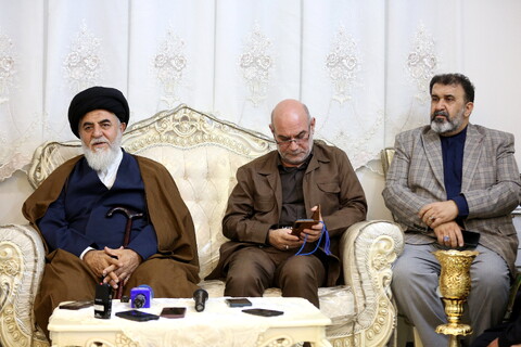 تصاویر/ تجلیل و تکریم اهالی رسانه و خبر قم از سه همسر شهید مدافع حرم