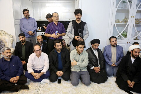 تصاویر/ تجلیل و تکریم اهالی رسانه و خبر قم از سه همسر شهید مدافع حرم