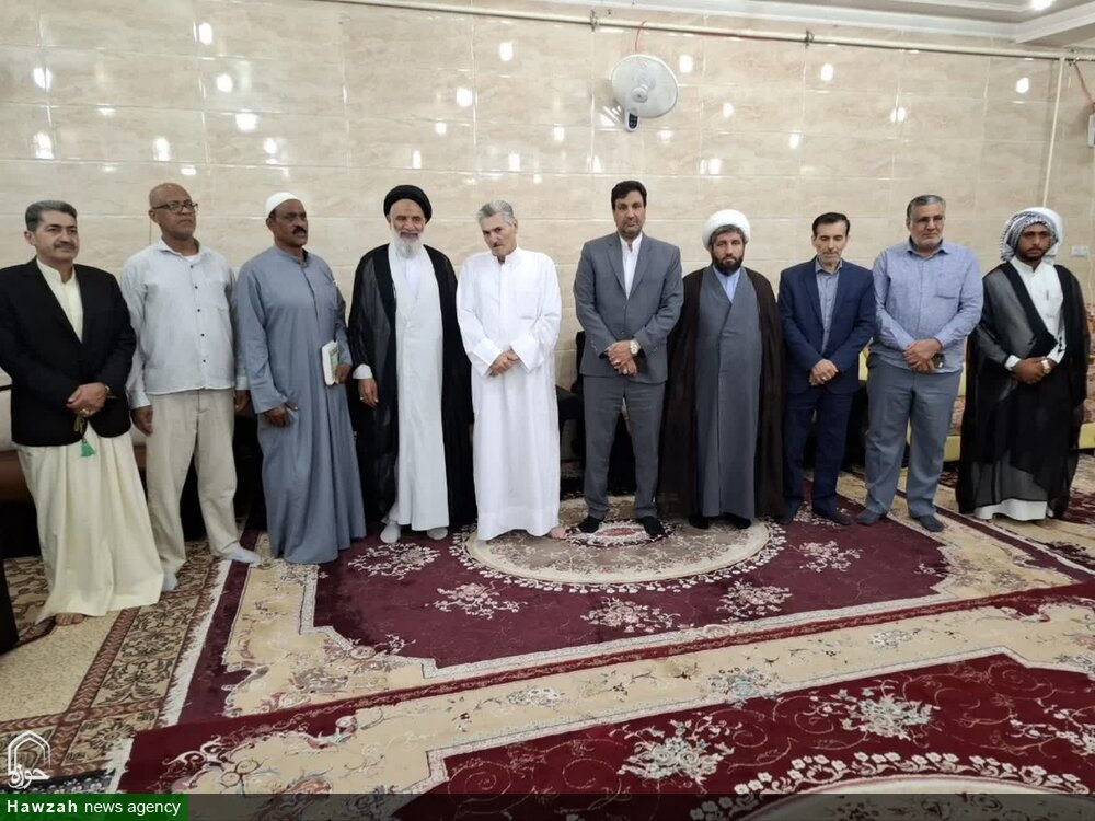 دیدار نماینده ولی‌فقیه در خوزستان با خانواده شهیدان «آل‌عباد و باوی»+ عکس