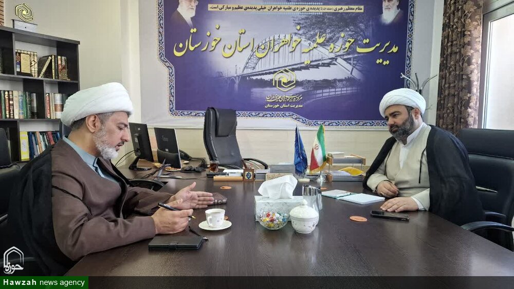 برگزاری نشست تعاملی اداره کل تبلیغات اسلامی با مدیر حوزه‌ علمیه خواهران خوزستان