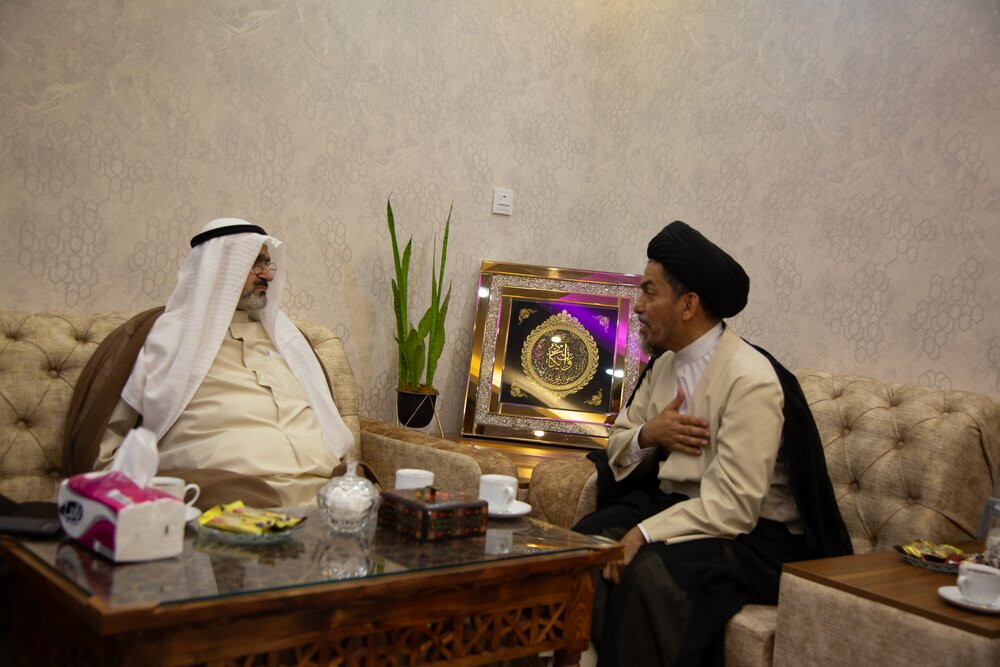 কুয়েতি সমাজসেবক ঈসা আশকানানির সঙ্গে ড. আলীজাদে মুসাভির বৈঠক