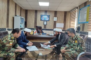 امضای تفاهم ‌نامه همکاری بنیاد مهدویت و عقیدتی‌ سیاسی تیپ ۲۸۱ زرهی نزاجا