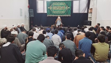 تصاویر/ حضور معاون تهذیب حوزه های علمیه کشور در مدرسه علمیه امام صادق(ع)زابل