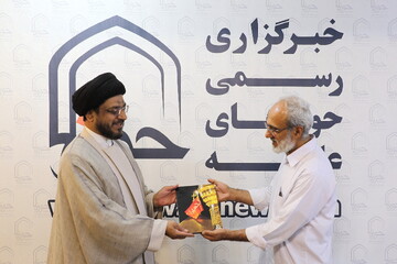 تصاویر/ بازدید حجت‌الاسلام والمسلمین سید محمد زکی، خطیب هندی از خبرگزاری حوزه