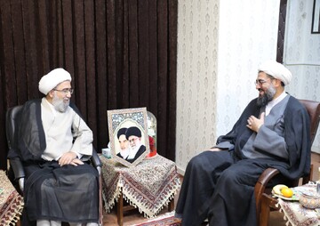 دیدار آیت الله مروی با نماینده ولی فقیه در استان همدان + عکس