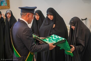 تصاویر/ تکریم همسران شهدای مدافع حرم با حضور تولیت آستان مسجد جمکران