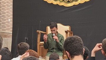 تصاویر/ هیئت هفتگی مدرسه علمیه امیرالمومنین(ع) تبریز