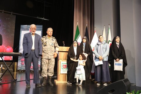 تصاویر/ همسران جانبازان بصیر ستارگان هجدهمین «شب خاطره»