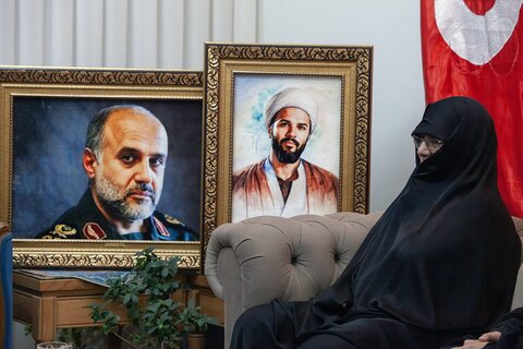 تصاویر/ دیدار سخنگوی شورای نگهبان با خانواده سپهبد شهید «غلامعلی رشید»