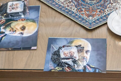 تصاویر/ دیدار سخنگوی شورای نگهبان با خانواده سپهبد شهید «غلامعلی رشید»