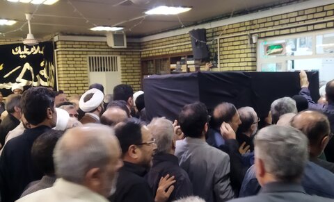 تصاویر/ مراسم تشییع پیکر حجت الاسلام مقدم قوچانی، استاد اخلاق حوزه علمیه تهران