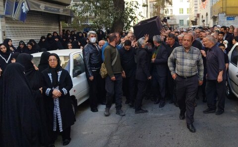 تصاویر/ مراسم تشییع پیکر حجت الاسلام مقدم قوچانی، استاد اخلاق حوزه علمیه تهران