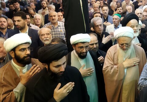تصاویر/ مراسم تشییع پیکر حجت الاسلام مقدم قوچانی، استاد اخلاق حوزه علمیه تهران