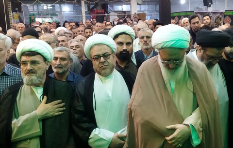 تصاویر/ مراسم تشییع پیکر حجت الاسلام مقدم قوچانی، استاد اخلاق حوزه علمیه تهران