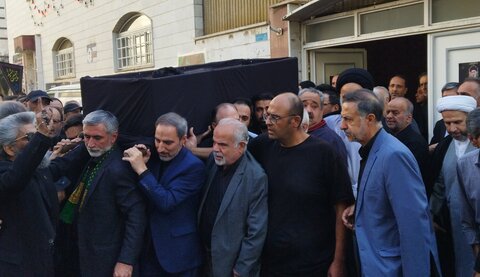 تصاویر/ مراسم تشییع پیکر حجت الاسلام مقدم قوچانی، استاد اخلاق حوزه علمیه تهران