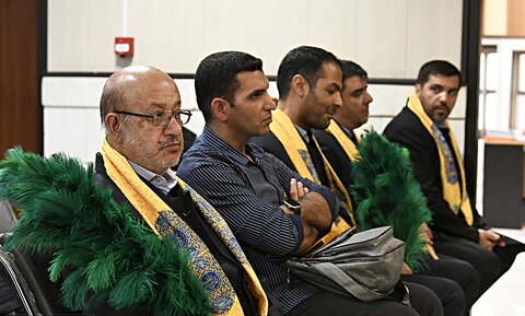 تصاویر/ تقدیر خادمان حرم حضرت عبدالعظیم حسنی(ع) از پرستاران