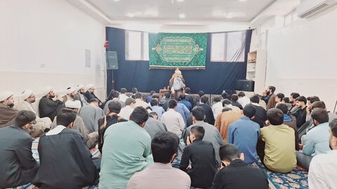 حضور معاون تهذیب حوزه های علمیه کشور در مدرسه علمیه امام صادق(ع)زابل