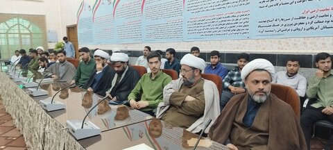 دیدار معاون تهذیب حوزه های علمیه کشور با طلاب و اساتید مدارس دارالولایه و سفیران هدایت زابل