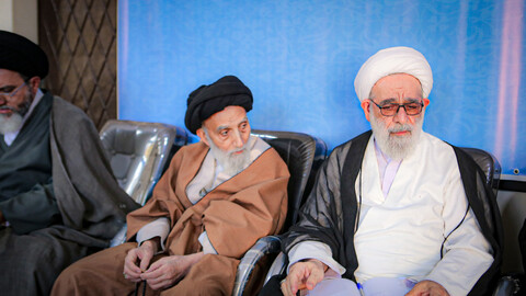 تصاویر/برگزاری نشست مشترک دبیرخانه شورای عالی حوزه‌های علمیه با مدیریت و معاونین حوزه علمیه استان همدان