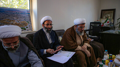 تصاویر/برگزاری نشست مشترک دبیرخانه شورای عالی حوزه‌های علمیه با مدیریت و معاونین حوزه علمیه استان همدان