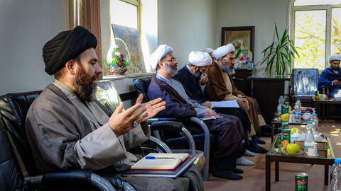 تصاویر/برگزاری نشست مشترک دبیرخانه شورای عالی حوزه‌های علمیه با مدیریت و معاونین حوزه علمیه استان همدان