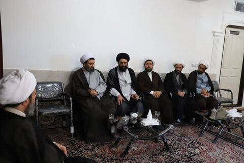 تصاویر/ دیدار مدیر حوزه علمیه کردستان و معاونین وی با امام جمعه شهرستان بیجار