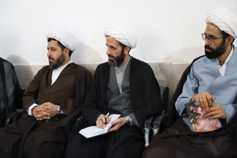 تصاویر/ دیدار مدیر حوزه علمیه کردستان و معاونین وی با امام جمعه شهرستان بیجار