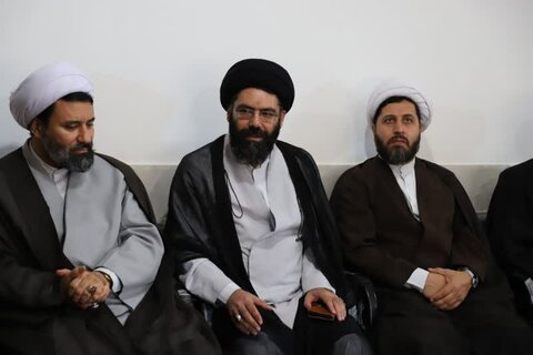 تصاویر/ دیدار مدیر حوزه علمیه کردستان و معاونین وی با امام جمعه شهرستان بیجار