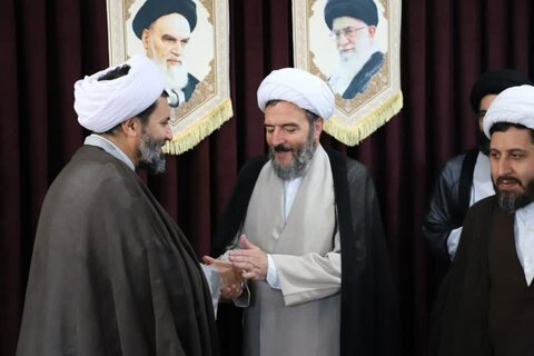 تصاویر/ دیدار مدیر حوزه علمیه کردستان و معاونین وی با امام جمعه شهرستان بیجار