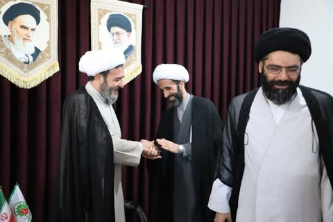 تصاویر/ دیدار مدیر حوزه علمیه کردستان و معاونین وی با امام جمعه شهرستان بیجار