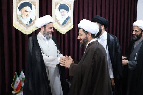 تصاویر/ دیدار مدیر حوزه علمیه کردستان و معاونین وی با امام جمعه شهرستان بیجار