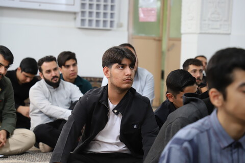 تصاویر/نشست صمیمی مدیر حوزه علمیه کردستان با طلاب حوزه علمیه امام صادق علیه‌السلام شهرستان بیجار