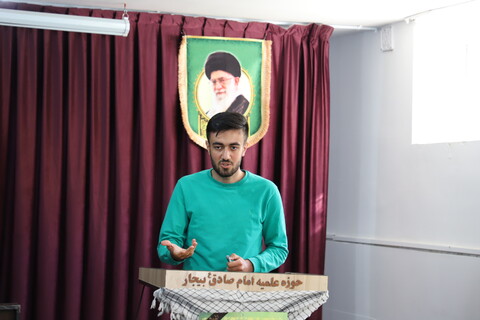 تصاویر/نشست صمیمی مدیر حوزه علمیه کردستان با طلاب حوزه علمیه امام صادق علیه‌السلام شهرستان بیجار