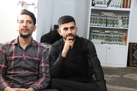 تصاویر/نشست صمیمی مدیر حوزه علمیه کردستان با طلاب حوزه علمیه امام صادق علیه‌السلام شهرستان بیجار