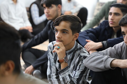 تصاویر/نشست صمیمی مدیر حوزه علمیه کردستان با طلاب حوزه علمیه امام صادق علیه‌السلام شهرستان بیجار