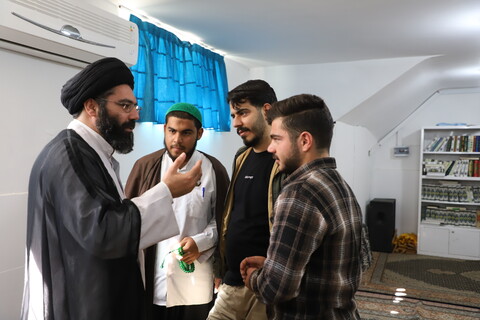 تصاویر/نشست صمیمی مدیر حوزه علمیه کردستان با طلاب حوزه علمیه امام صادق علیه‌السلام شهرستان بیجار