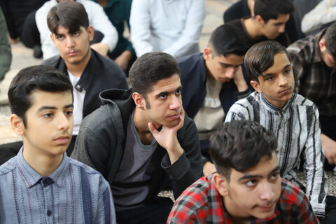 تصاویر/نشست صمیمی مدیر حوزه علمیه کردستان با طلاب حوزه علمیه امام صادق علیه‌السلام شهرستان بیجار