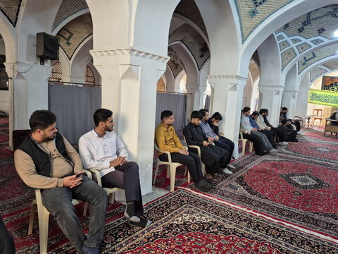 تصاویر/ درس اخلاق مدرسه آیت‌الله مدنی کاشانی(ره)