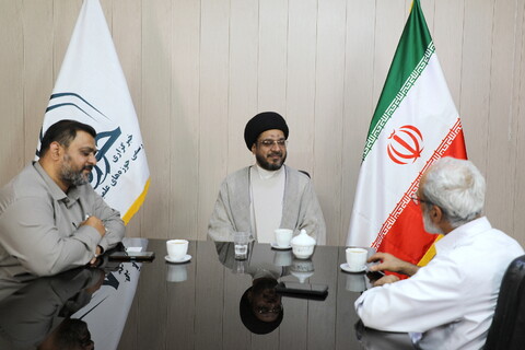 تصاویر/ بازدید حجت‌الاسلام والمسلمین سید محمد زکی، خطیب برجسته هند، از خبرگزاری حوزه