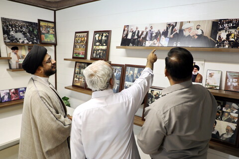 تصاویر/ بازدید حجت‌الاسلام والمسلمین سید محمد زکی، خطیب برجسته هند، از خبرگزاری حوزه