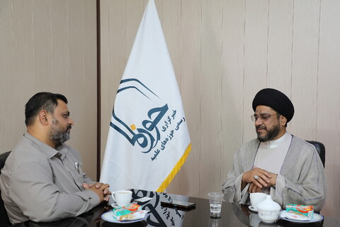 تصاویر/ بازدید حجت‌الاسلام والمسلمین سید محمد زکی، خطیب برجسته هند، از خبرگزاری حوزه