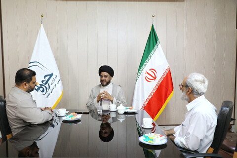 تصاویر/ بازدید حجت‌الاسلام والمسلمین سید محمد زکی، خطیب برجسته هند، از خبرگزاری حوزه