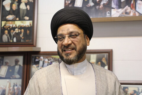 تصاویر/ بازدید حجت‌الاسلام والمسلمین سید محمد زکی، خطیب برجسته هند، از خبرگزاری حوزه