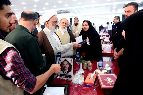 تصاویر/ نماینده ولی فقیه در سپاه پاسداران انقلاب اسلامی، در مراسم گرامی‌داشت مقام شهدای استان در جنگ ۱۲ روزه