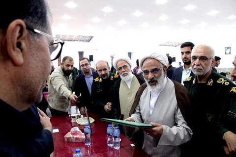 تصاویر/ نماینده ولی فقیه در سپاه پاسداران انقلاب اسلامی، در مراسم گرامی‌داشت مقام شهدای استان در جنگ ۱۲ روزه