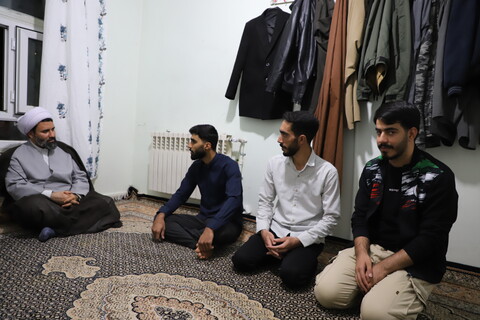 تصاویر/سفر مدیر حوزه علمیه کردستان به بیجار