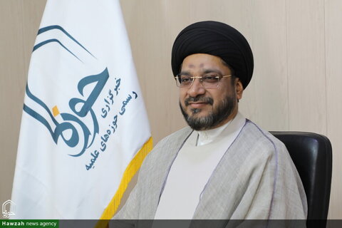 حجة الإسلام والمسلمين السيد محمد زكي، أحد الخطباء في الهند، يزور "وكالة أنباء الحوزة"