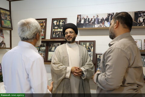 حجة الإسلام والمسلمين السيد محمد زكي، أحد الخطباء في الهند، يزور "وكالة أنباء الحوزة"